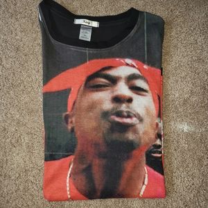 Red Wings Tupac Spit Shirt